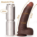 Größe von Huge Dildo Adrian