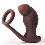 Thick Vibrating Dildo Jannis mit Vorhaut