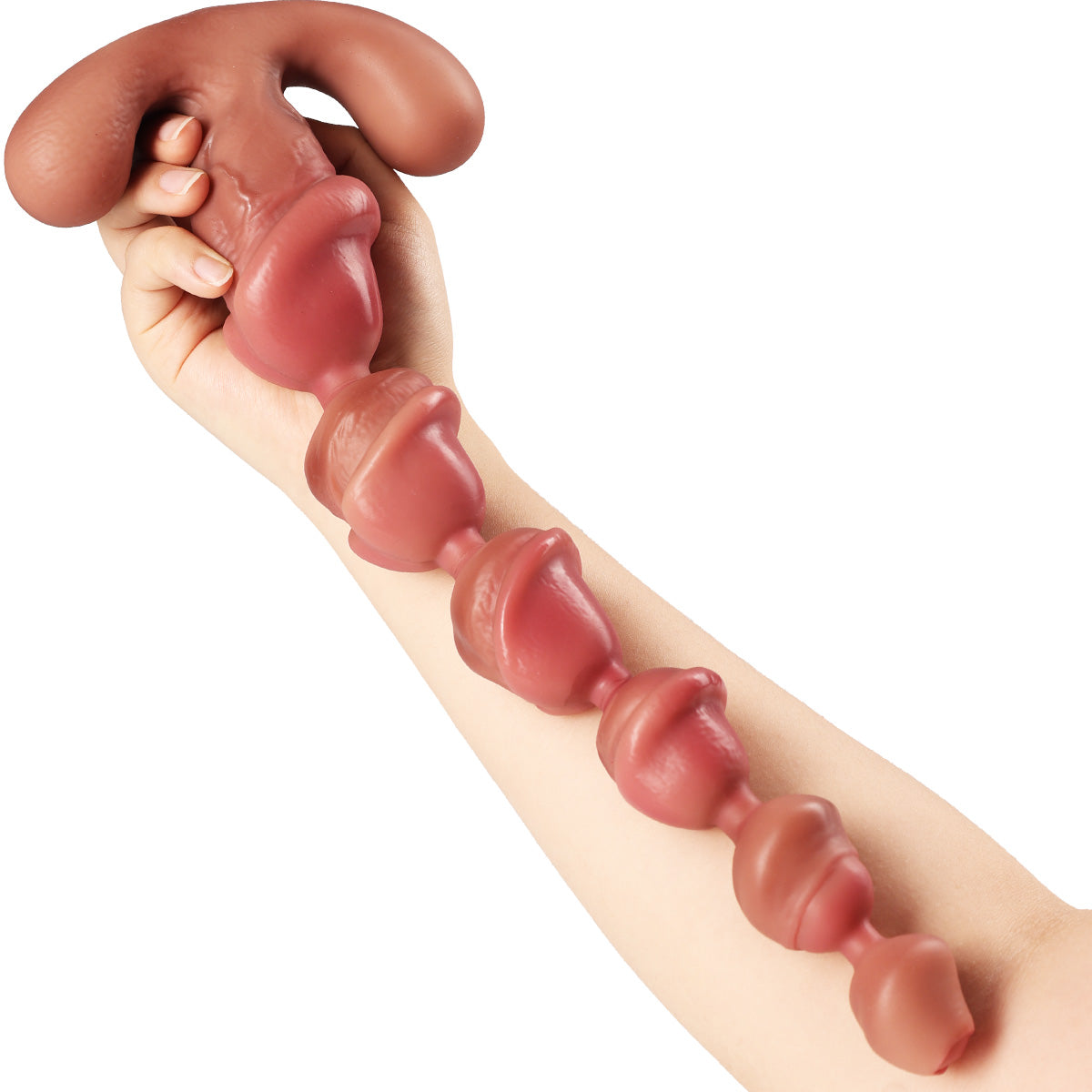 Extra großer Dildo mit Vibrationen – 35 cm