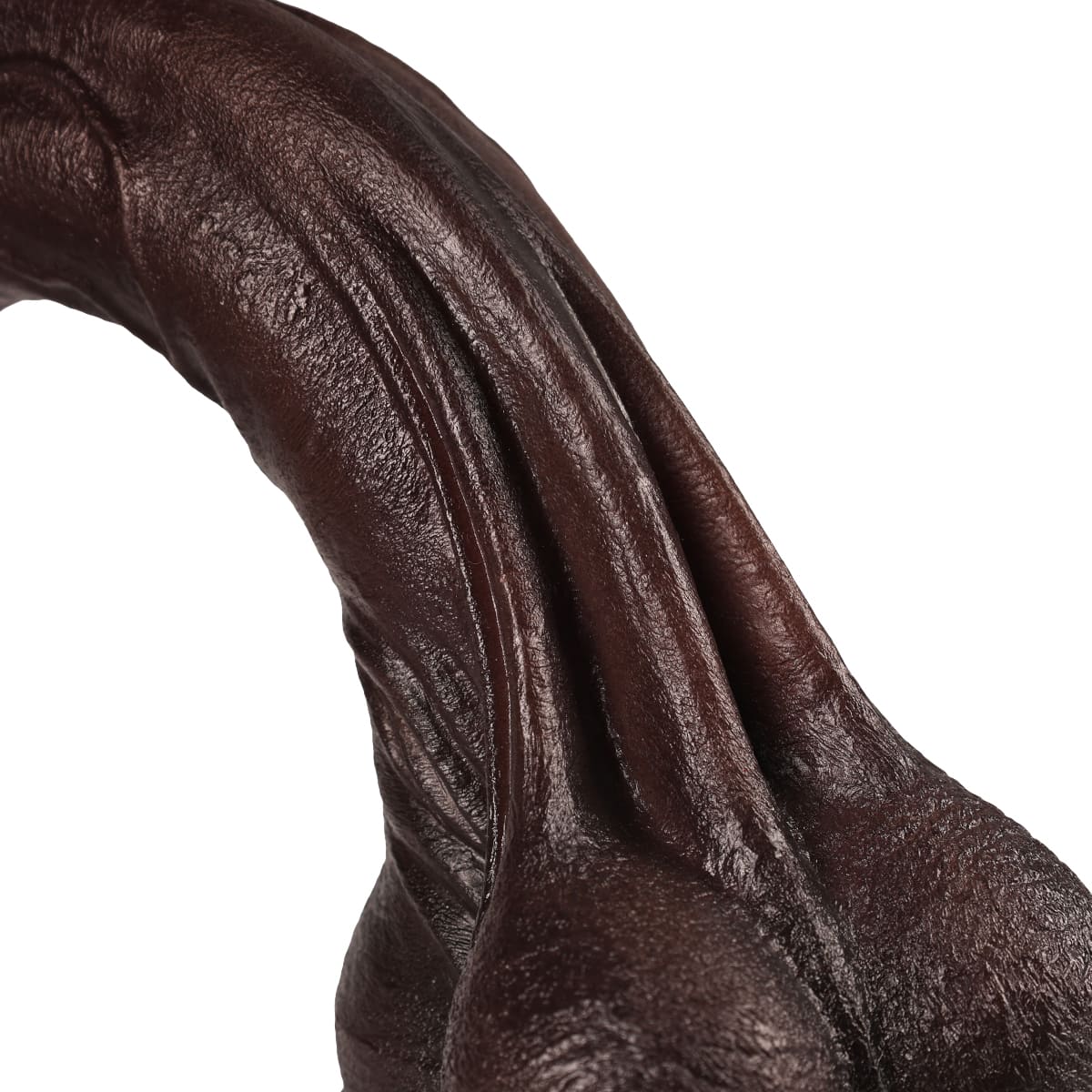 Dildo Deepthroat mit drei dicken Adern für mehr Reibung