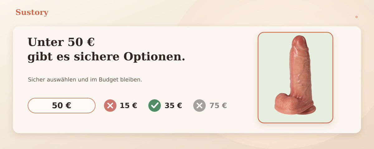 Dildo für unter 50 €: Gibt es wirklich Qualität zu diesem Preis?