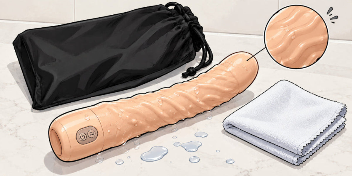 So bleibt dein realistischer Dildo wie neu