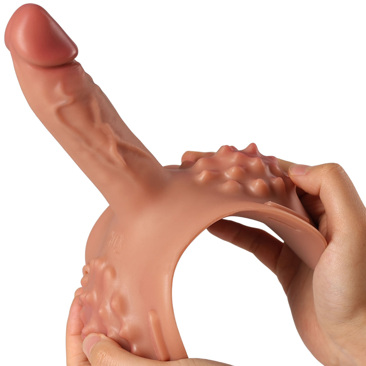 Flexibler Strap-on-Dildo weich und biegsam