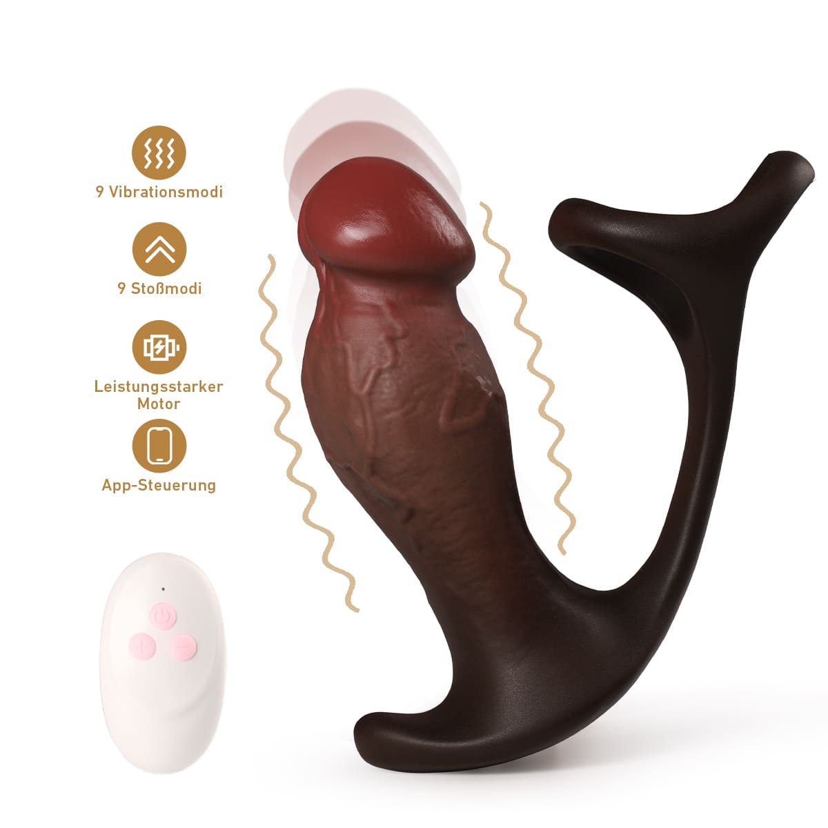 Multifunktionaler Stoßdildo