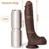 Größe von XXL Dildo Luca