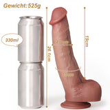 Größe von Dildo mit Saugnapf Noah