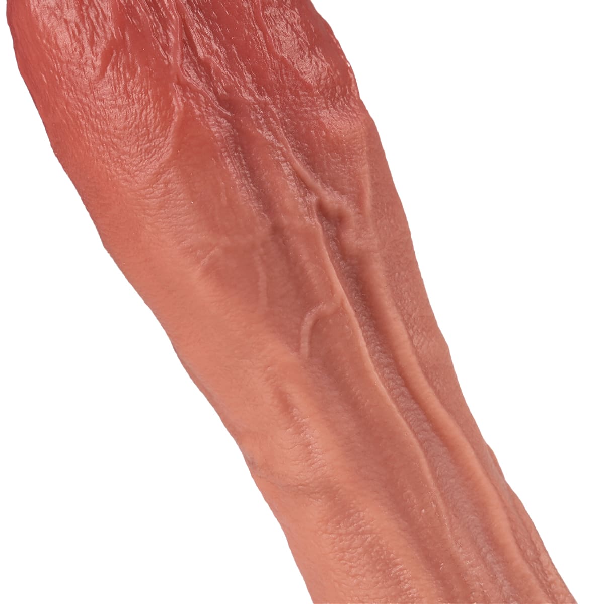 Stoßdildo mit ausgeprägter Aderstruktur