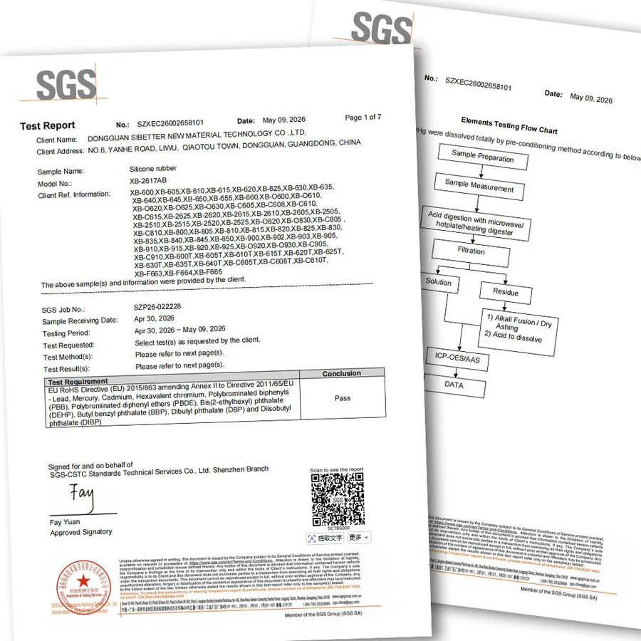 Sustory – SGS-geprüftes medizinisches Silikon